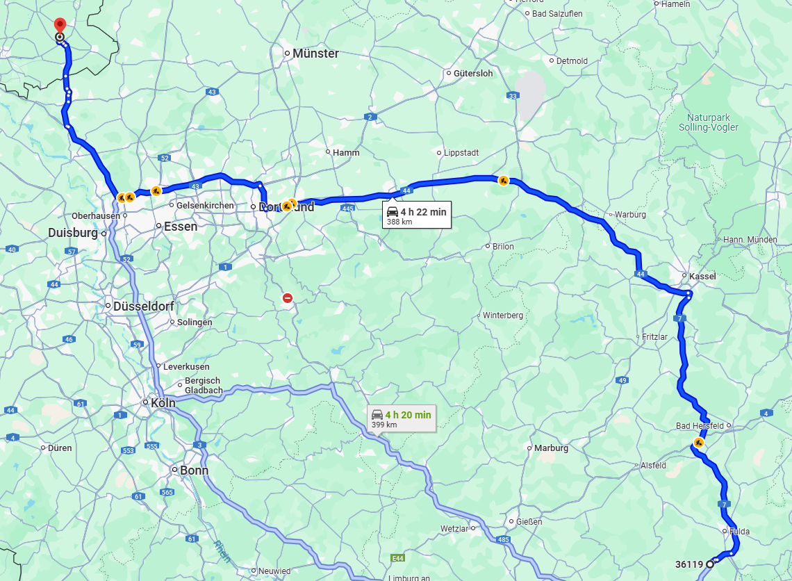 Anreise Neuhof - Lichtenvoorde Image