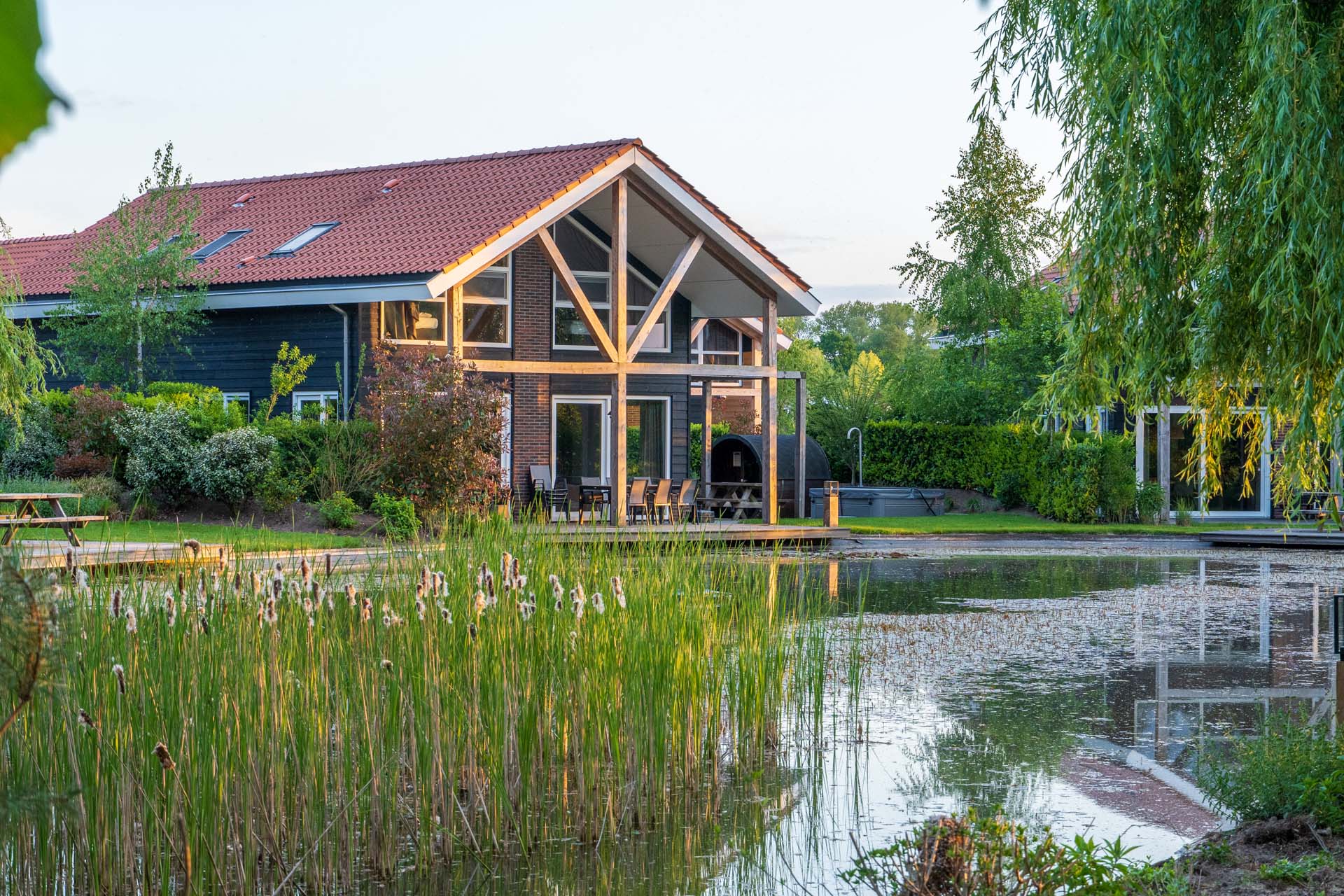 Die Ferienhaussiedlung besteht aus ca. 100 teilweise verschiedenen Ferienhäuser... Image